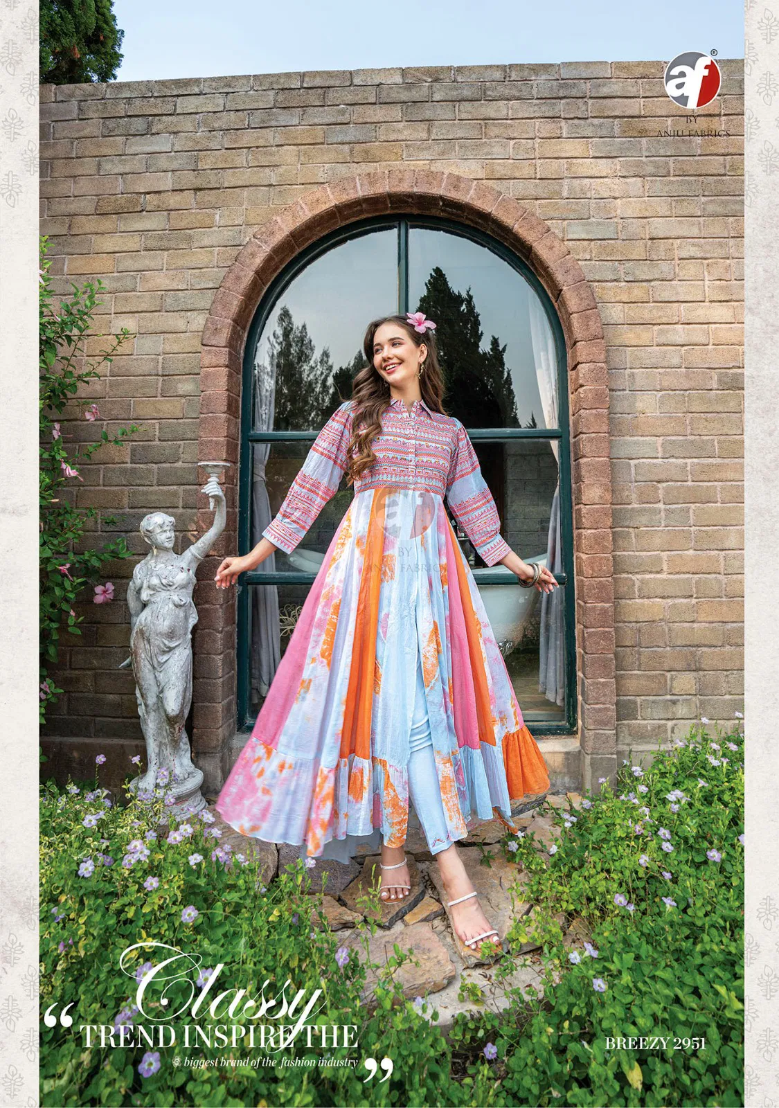 Breezy Vol 2 By Af Pure Mal Cotton Party Wear Kurti With Bottom Wholesale Shop In Surat